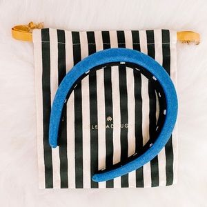 Brand New Lele Sadoughi Denim Padded Headband